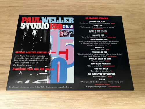 Paul weller studio 150 - weller,