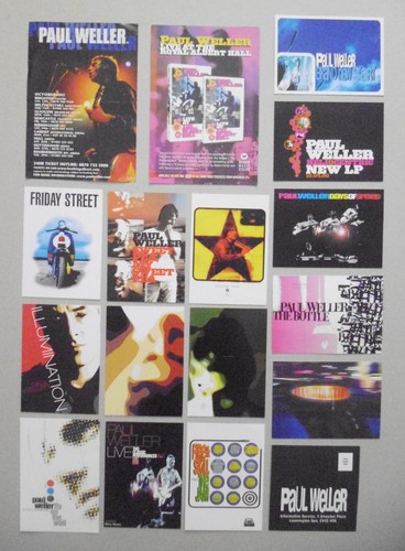 Paul weller promo - paul, postcards-