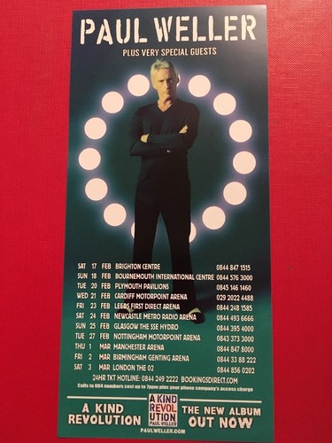 Paul weller flyer kind - weller, ‘a